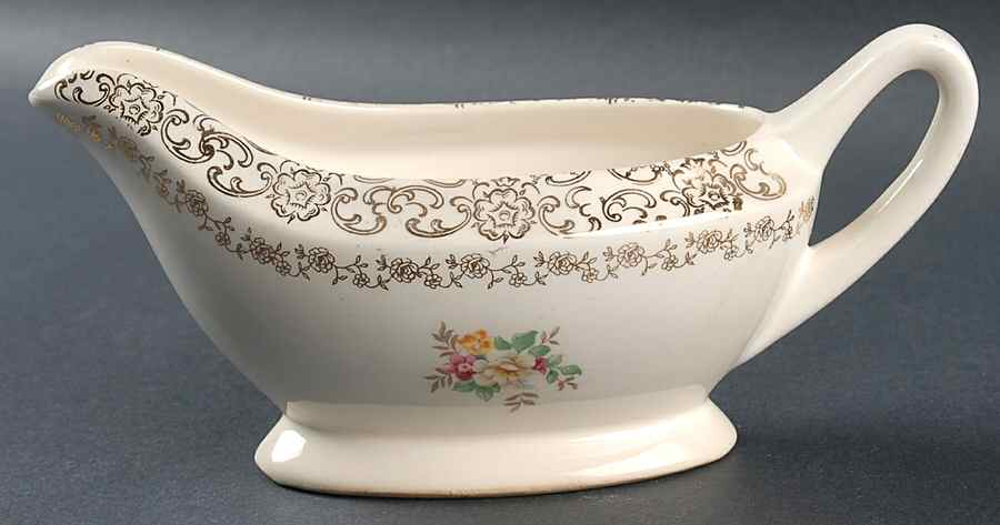 Old Lace Gravy Boat by French Saxon-1