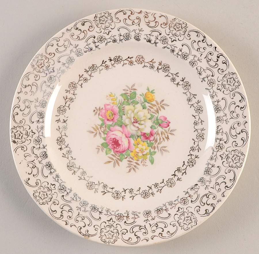 Old Lace Bread & Butter Plate by French Saxon-1