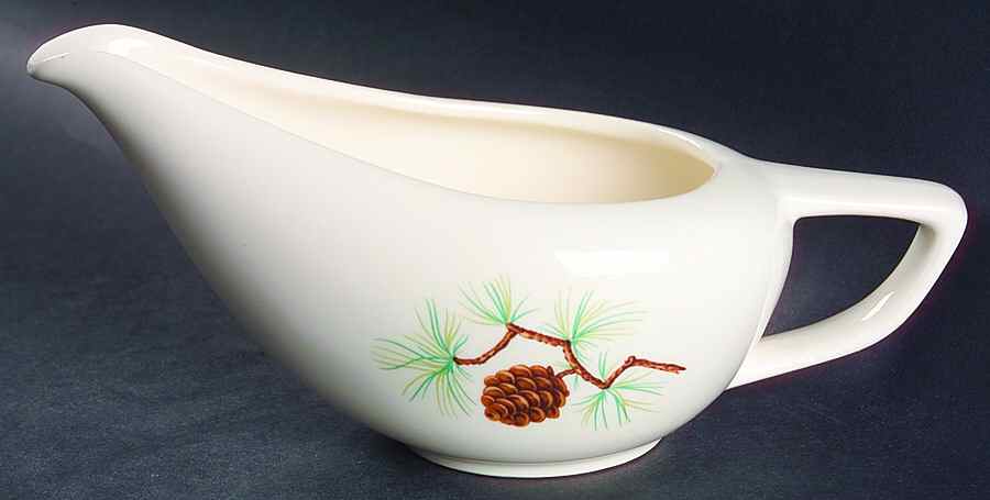 Pine Cone Gravy Boat by French Saxon-1