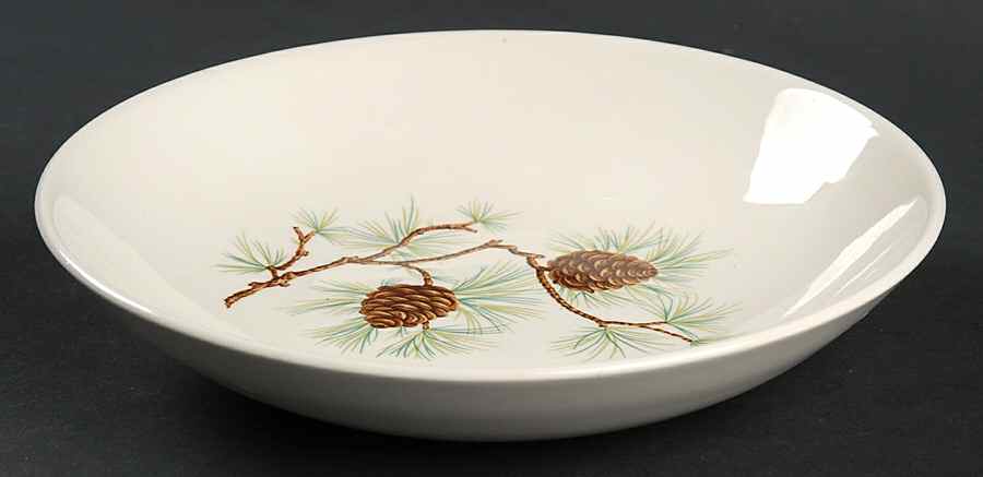 Pine Cone Coupe Soup Bowl by French Saxon-1