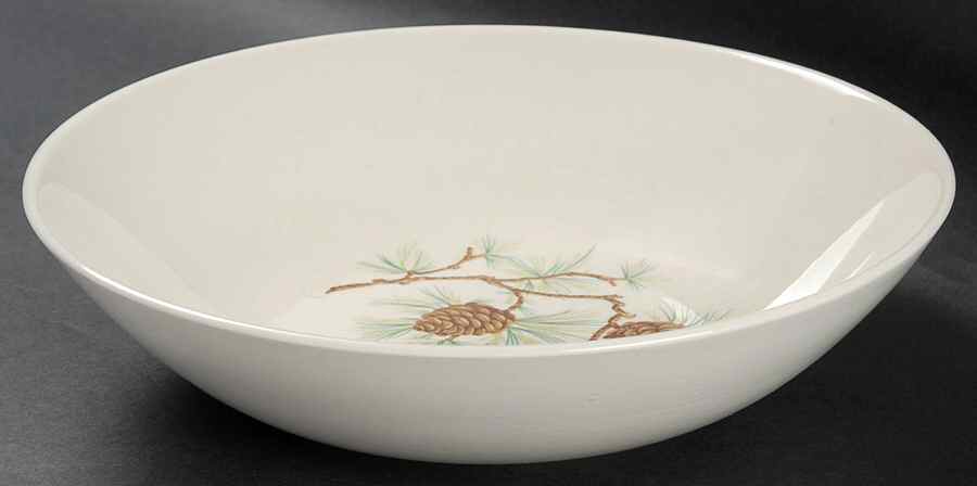 Pine Cone 8" Round Vegetable Bowl by French Saxon-1