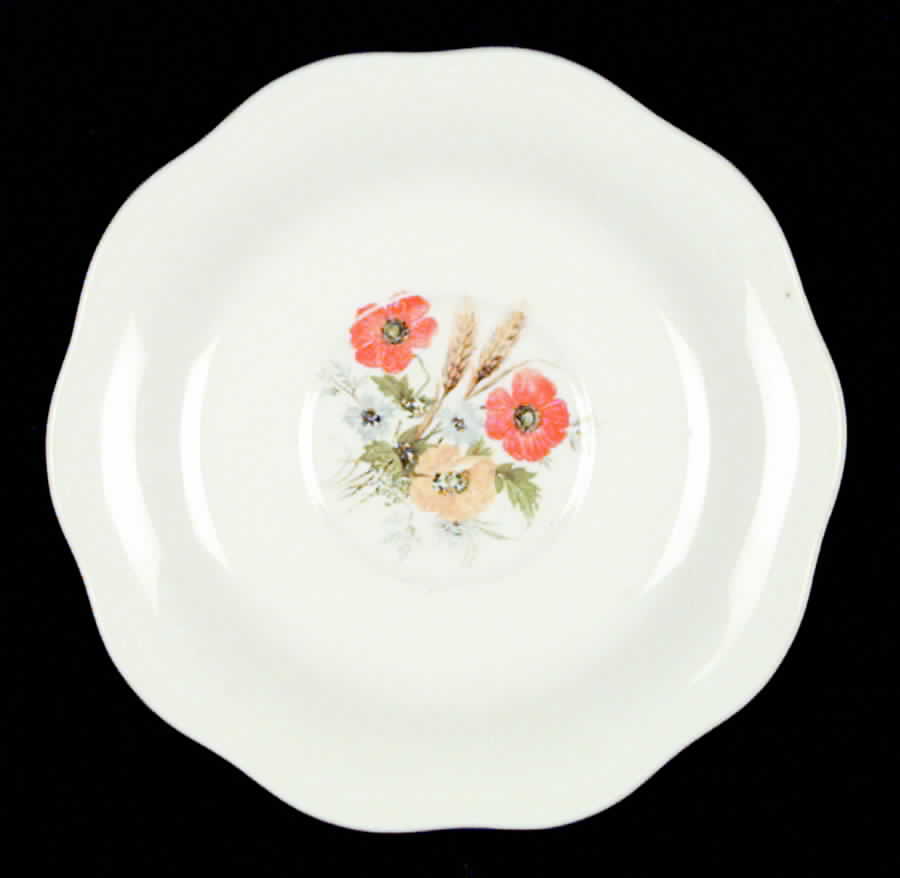 Poppywheat Saucer by French Saxon-1