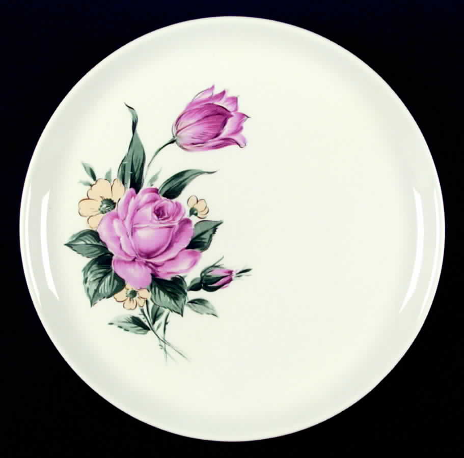 Rose Garden (No Trim) Dinner Plate by French Saxon-1