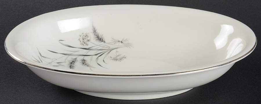 Silver Harvest 9" Oval Vegetable Bowl by Fitzgerald & Allison-1