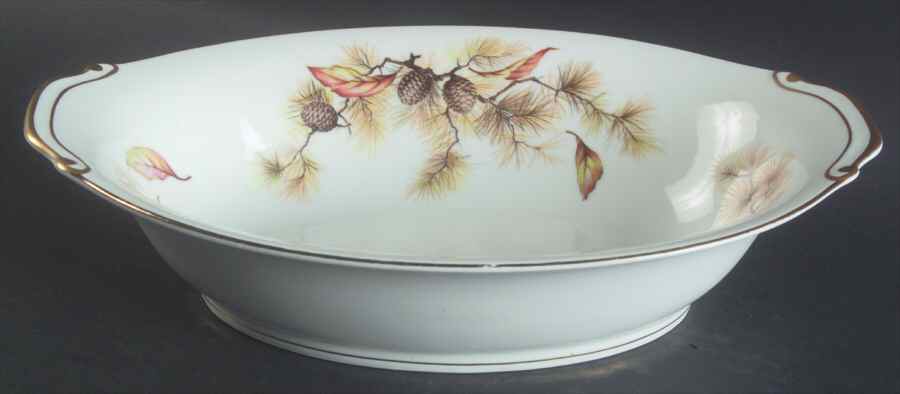 Autumn 10" Oval Vegetable Bowl by Fuji-1