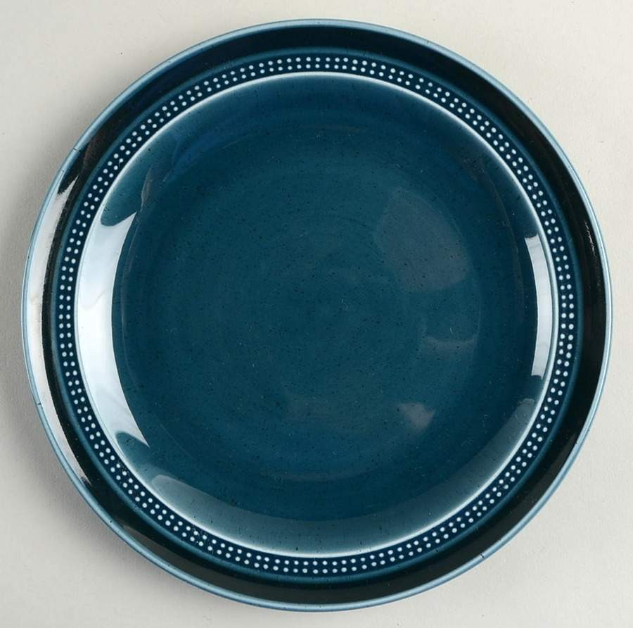 Barbados Teal Salad Plate by Fuji-1