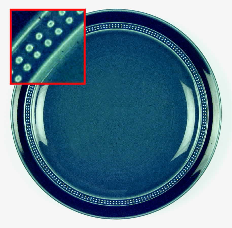 Barbados Teal Dinner Plate by Fuji-1