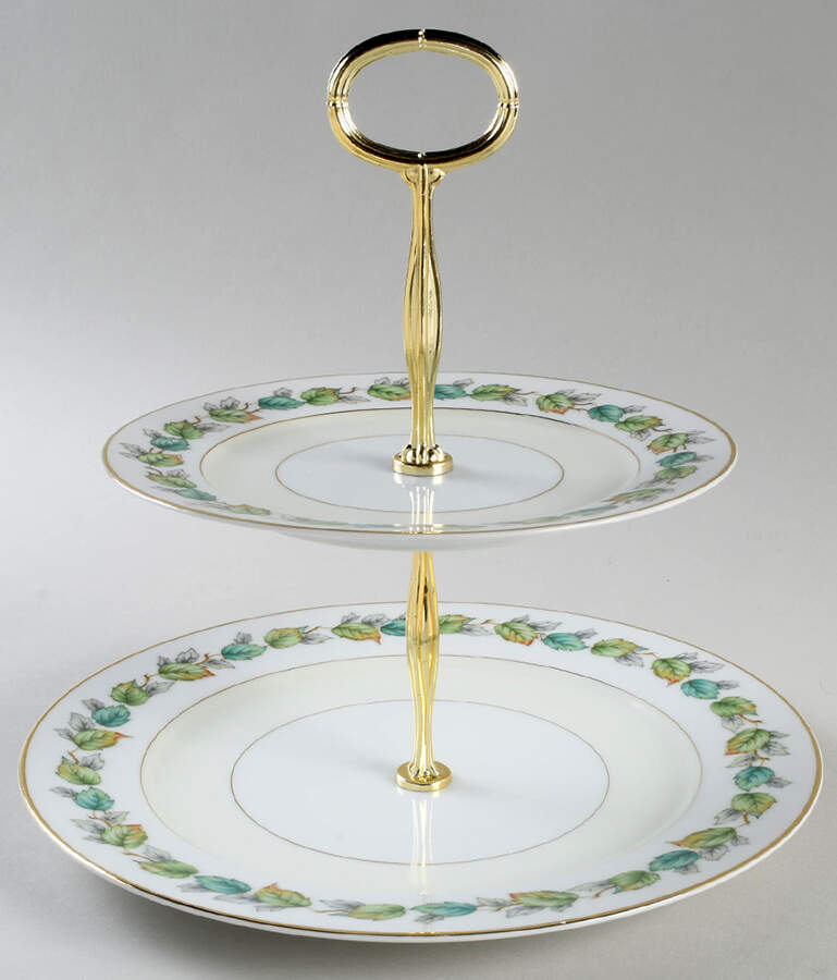 Garland 6 5/8"-10"  2 Tiered Serving Tray (Dp, Sp) HC by Fuji-1
