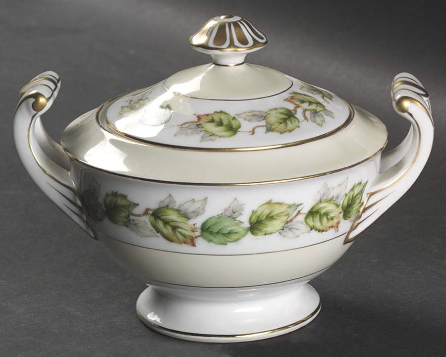 Garland Sugar Bowl & Lid by Fuji-1