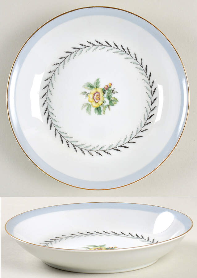 Island Wreath Coupe Soup Bowl by Fuji-1