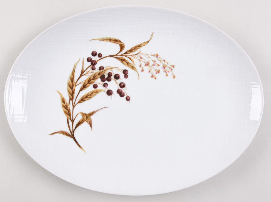 Mountain Berry 11" Oval Serving Platter by Fuji-1