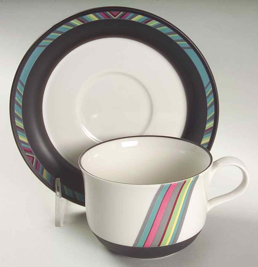 Mystical Flat Cup & Saucer Set by Fuji-1