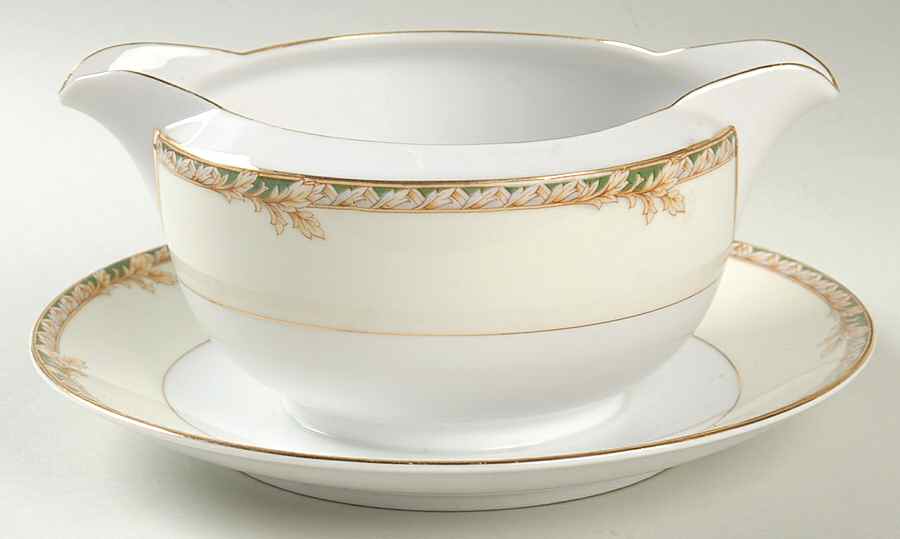Regal Gravy Boat with Attached Underplate by Fuji-1