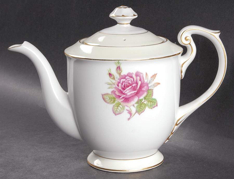 Rosette Teapot & Lid by Fuji-1