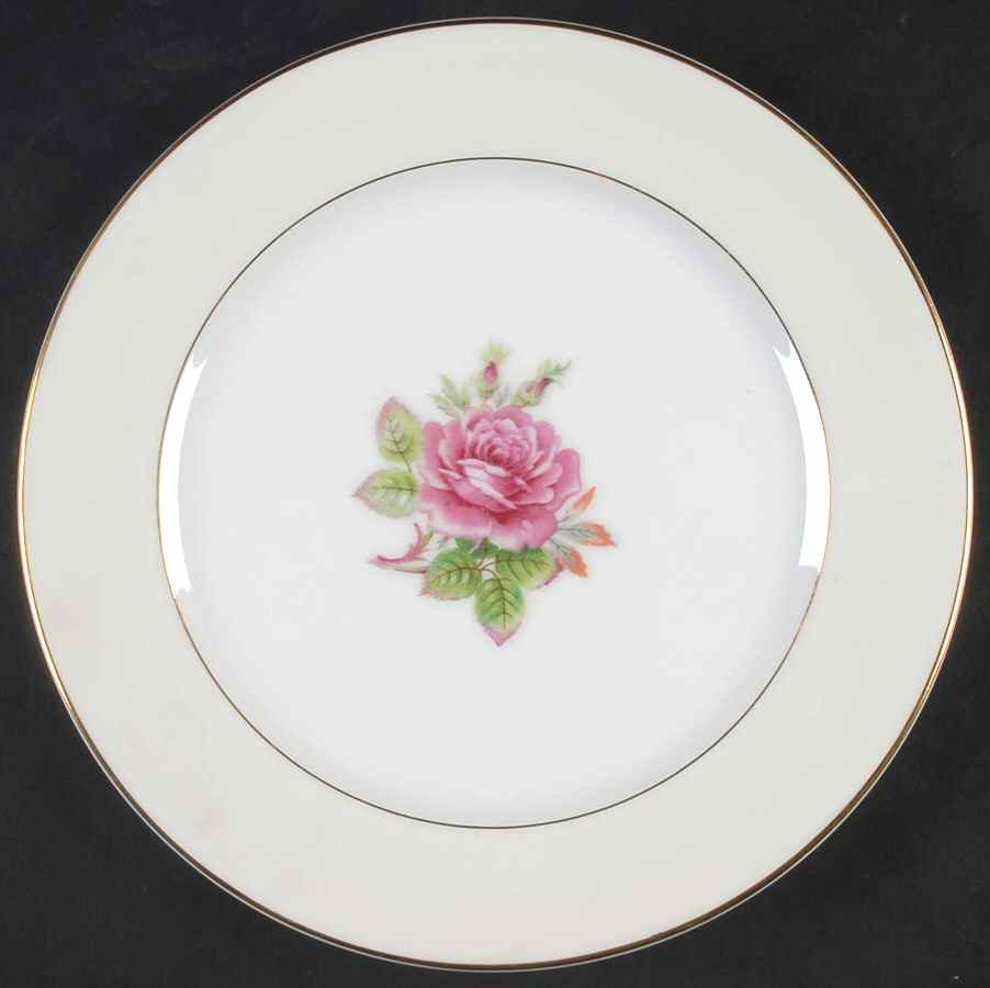 Rosette Salad Plate by Fuji-1
