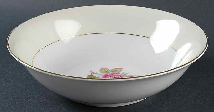 Rosette 8" Round Vegetable Bowl by Fuji-1