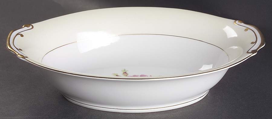 Rosette 11" Oval Vegetable Bowl by Fuji-1