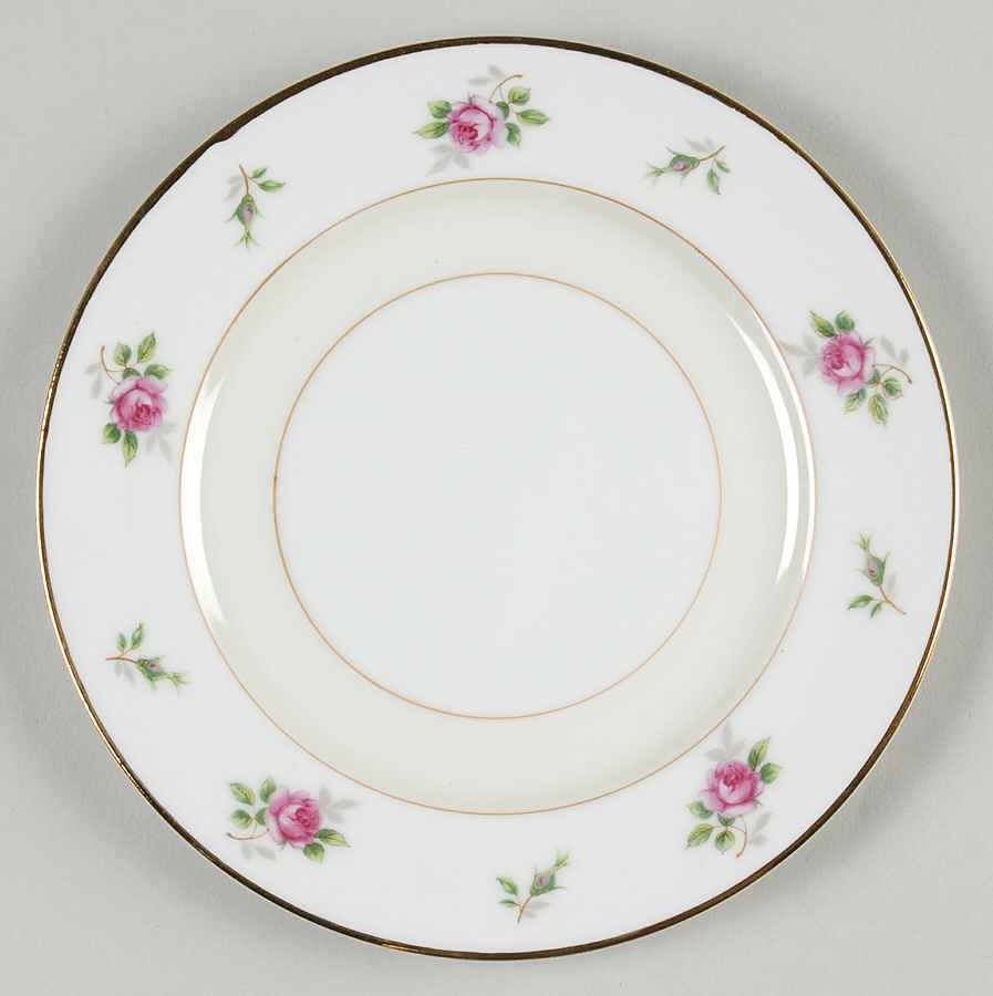 Rosebud Bread & Butter Plate by Fuji-1