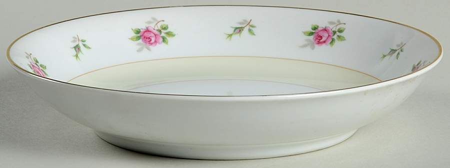 Rosebud Coupe Soup Bowl by Fuji-1