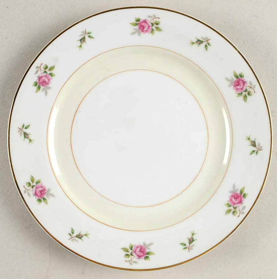 Rosebud Salad Plate by Fuji-1