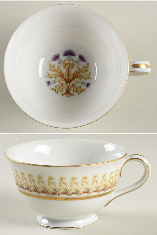 Royal Thistle Footed Cup by Fuji-1
