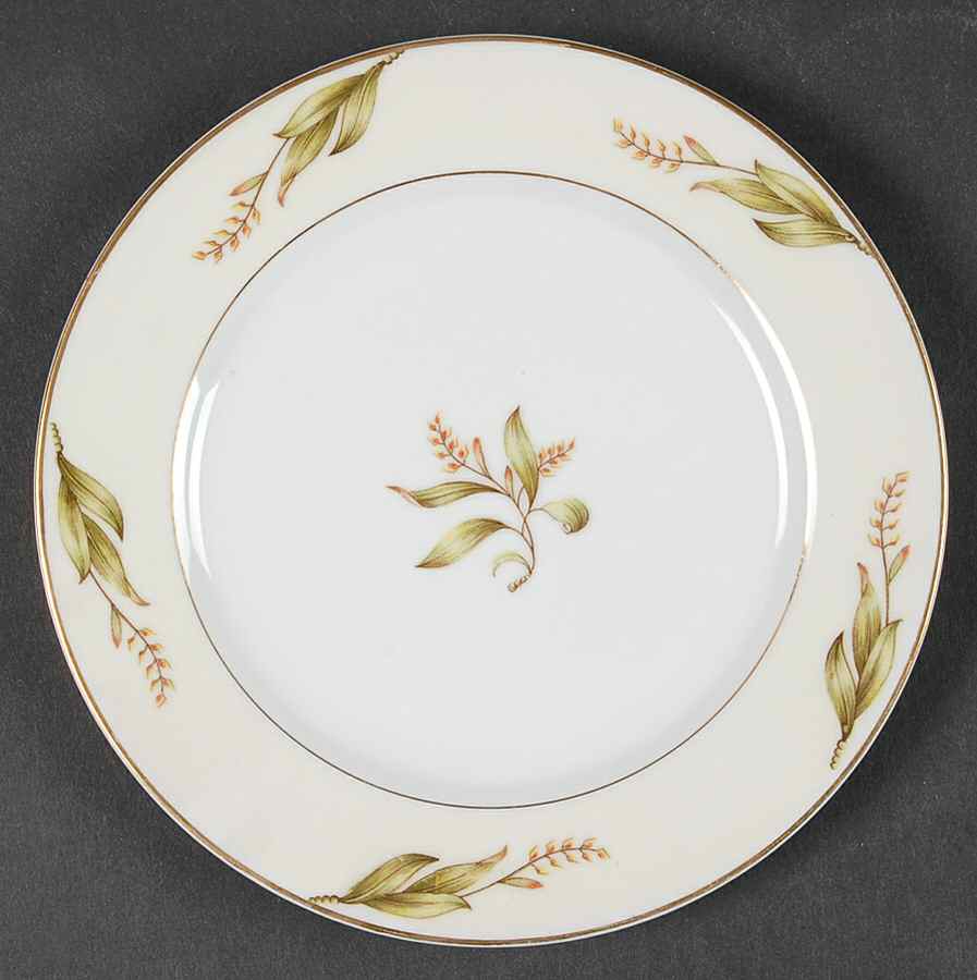Tropic Leaf Bread & Butter Plate by Fuji-1