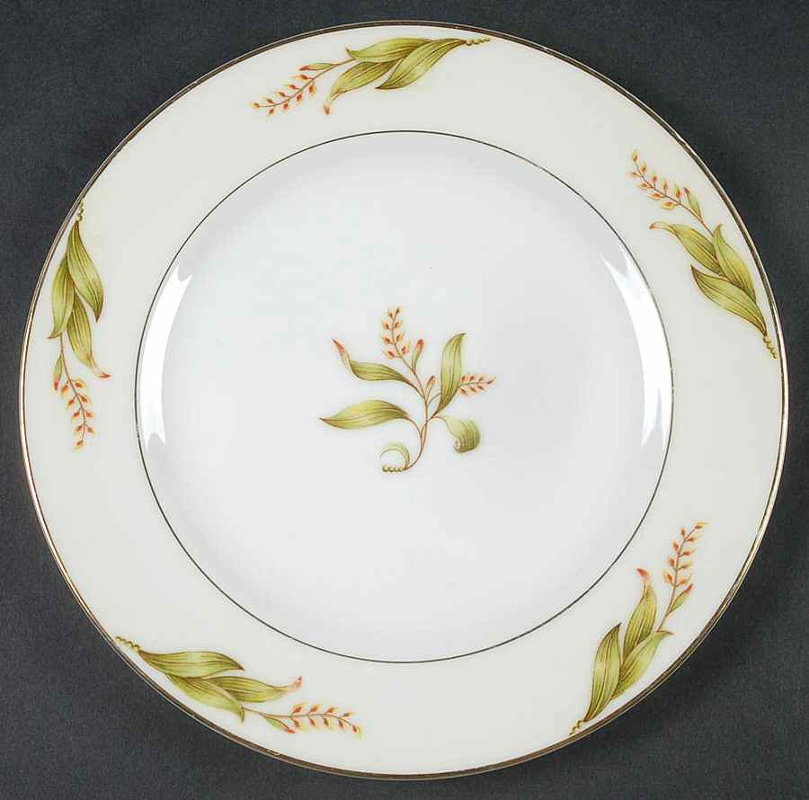 Tropic Leaf Salad Plate by Fuji-1