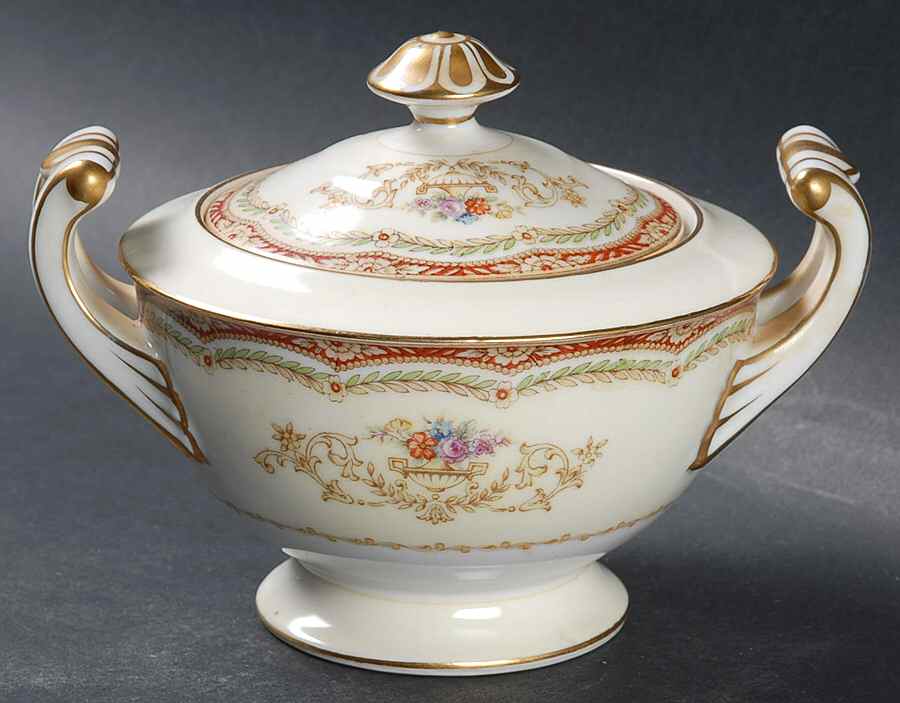 Victoria Sugar Bowl & Lid by Fuji-1