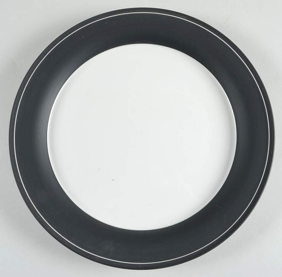 Villa Grande Black 12" Chop Plate (Round Platter) by Fuji-1