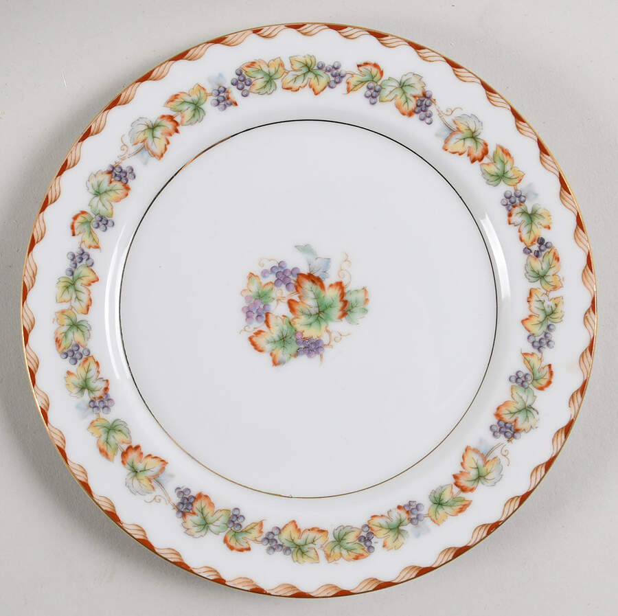 Vineyard Salad Plate by Fuji-1