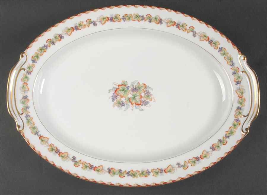 Vineyard 16" Oval Serving Platter by Fuji-1