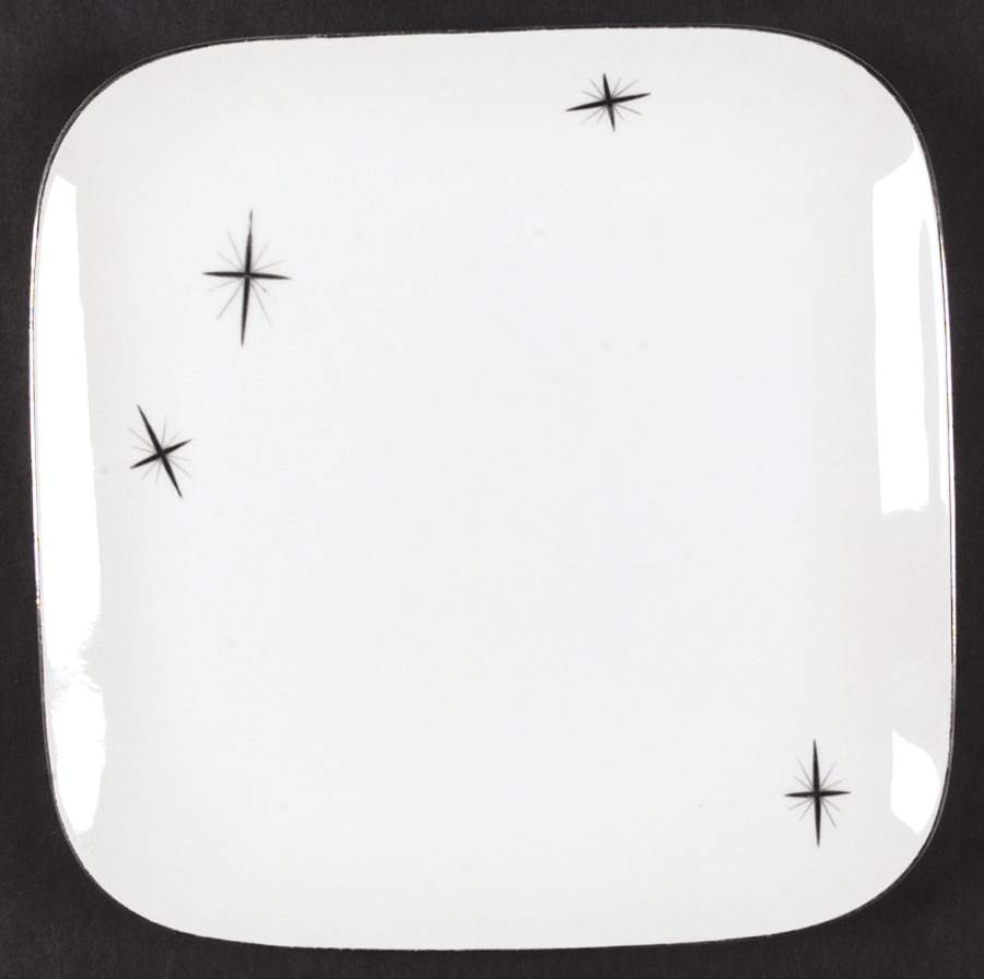Cross Star (Square) Dinner Plate by Fukagawa-1