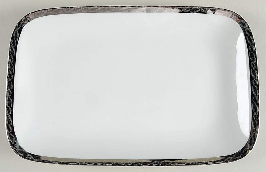 2160 12" Oval Serving Platter by Fukagawa-1