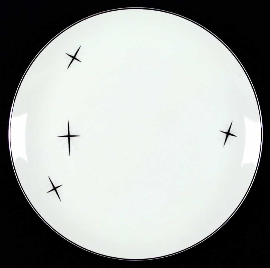 Cross Star Dinner Plate by Fukagawa-1