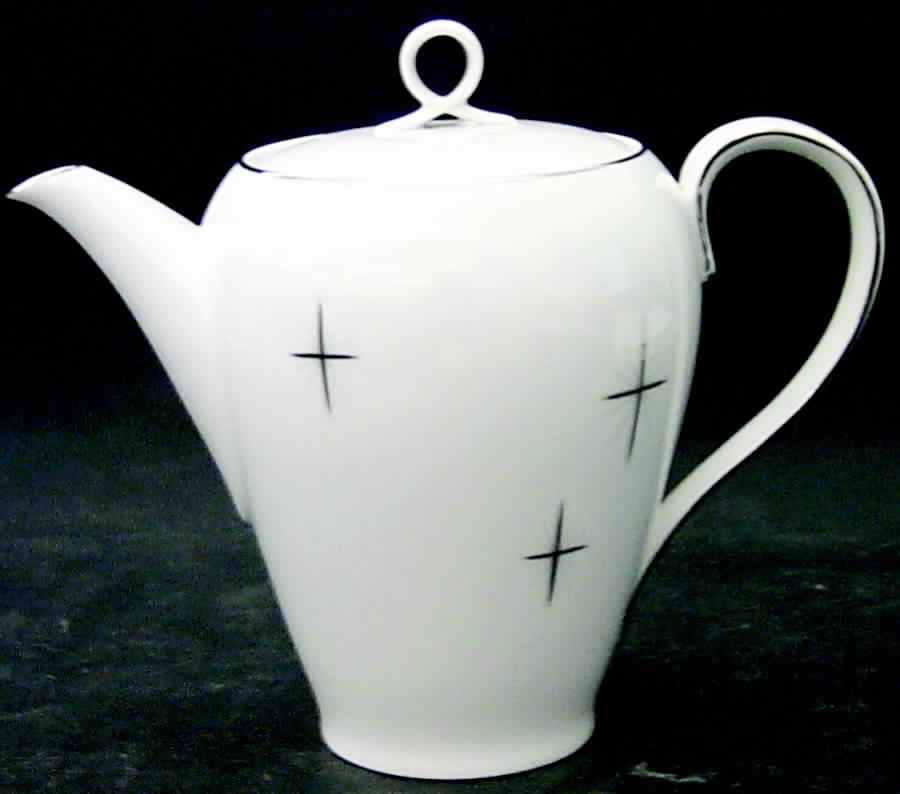 Cross Star Teapot & Lid by Fukagawa-1