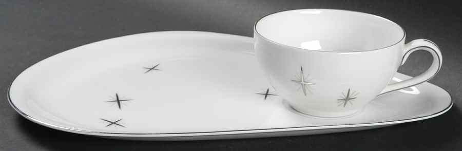 Cross Star Snack Plate & Cup Set by Fukagawa-1
