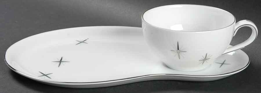 Cross Star Snack Plate & Cup Set by Fukagawa-1