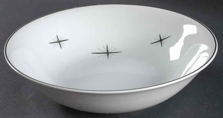 Cross Star 9" Round Vegetable Bowl by Fukagawa-1