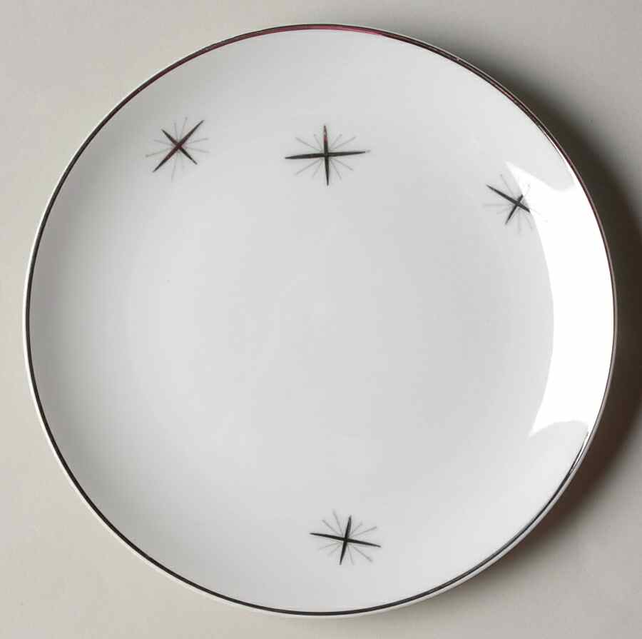 Cross Star Bread & Butter Plate by Fukagawa-1