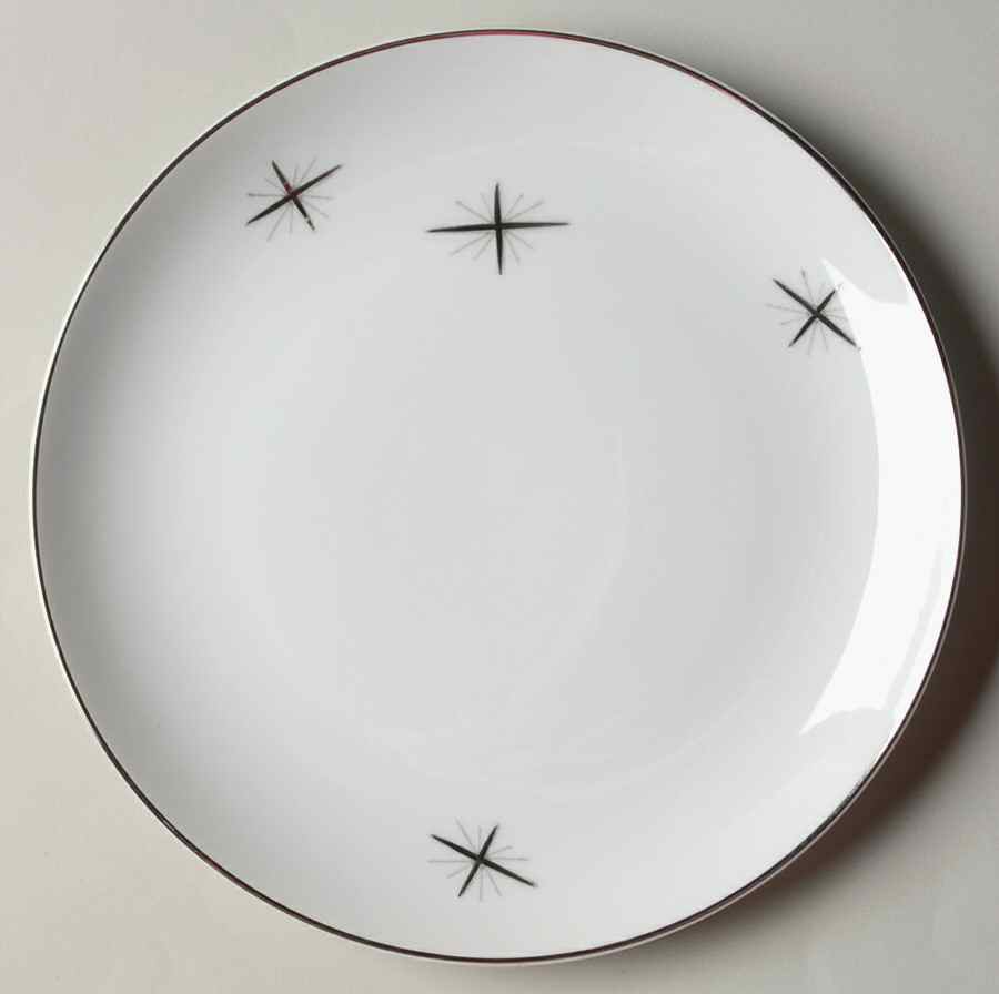 Cross Star Salad Plate by Fukagawa-1