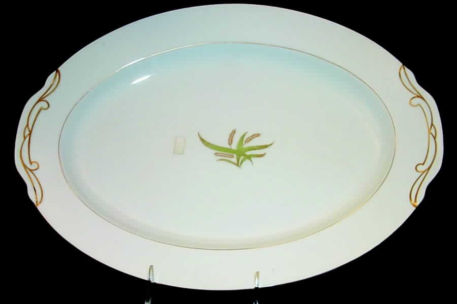 FUK2 16" Oval Serving Platter by Fukagawa-1