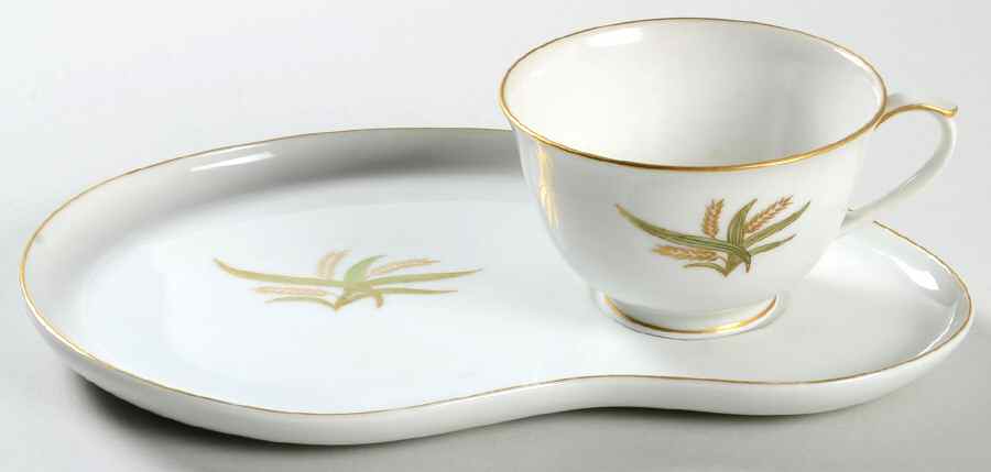 FUK2 Snack Plate & Cup Set by Fukagawa-1