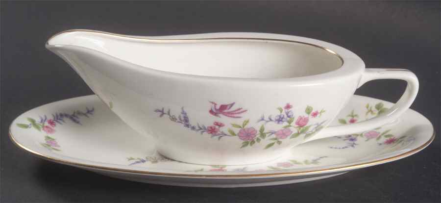 FUK3 Gravy Boat & Underplate/Relish by Fukagawa-1