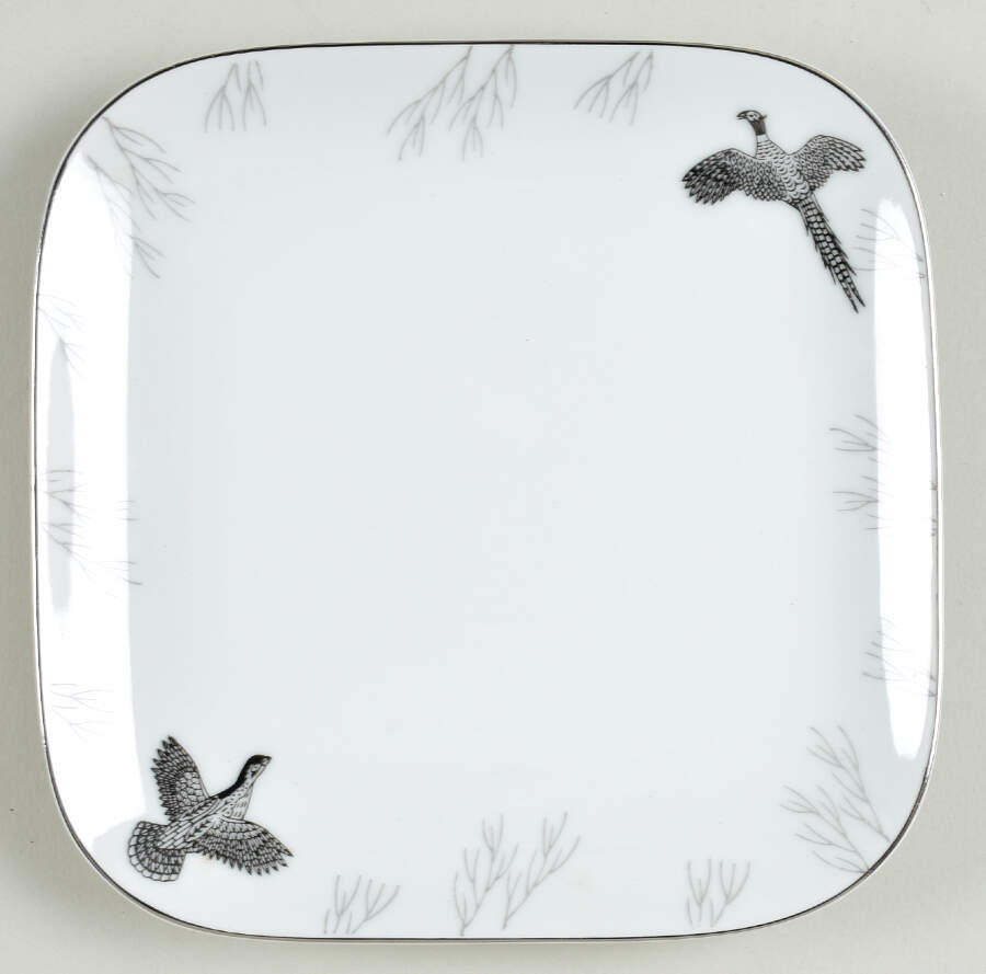 Game Bread & Butter Plate by Fukagawa-1