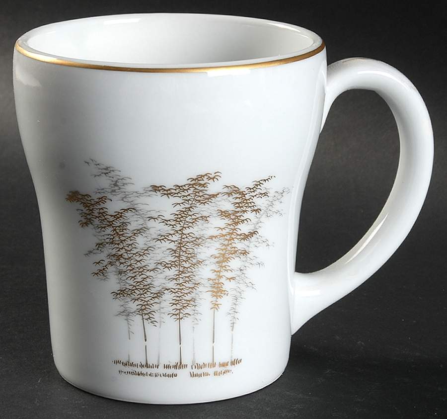 Gold Bamboo Mug by Fukagawa-1