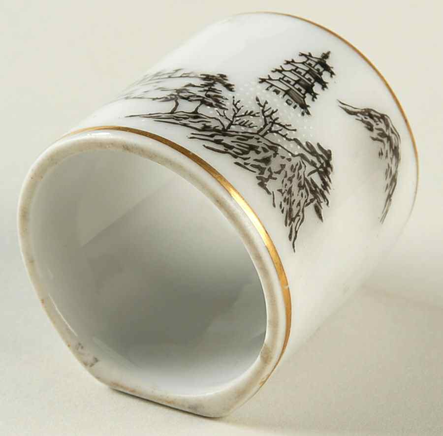 Landscape Napkin Ring by Fukagawa-1