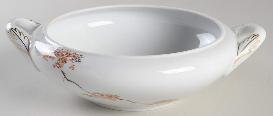 Maple (Coupe) Round Vegetable No Lid by Fukagawa-1