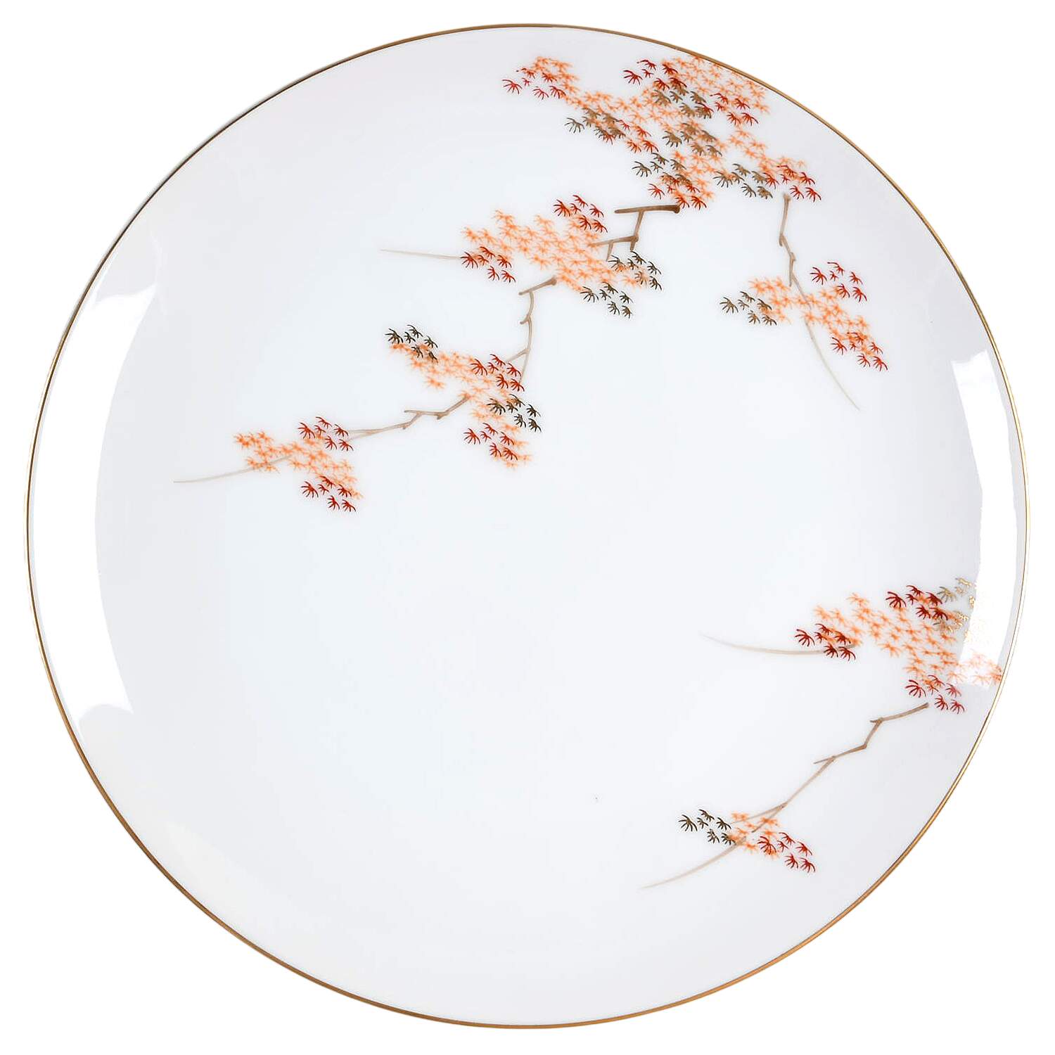 Maple (Coupe) Salad Plate by Fukagawa-1