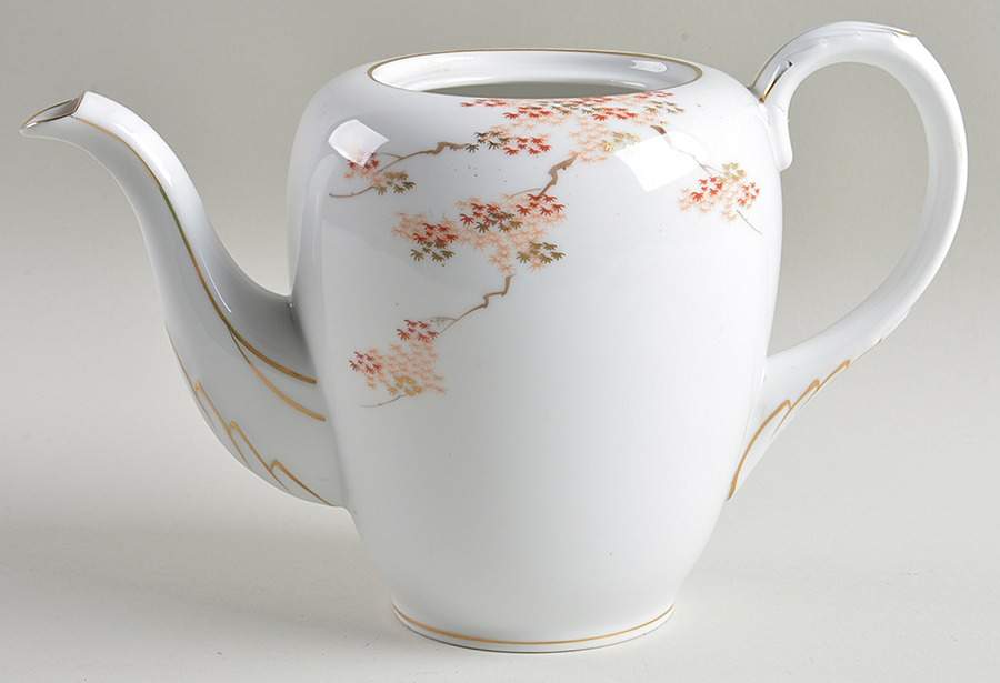 Maple (Coupe) Teapot No Lid by Fukagawa-1