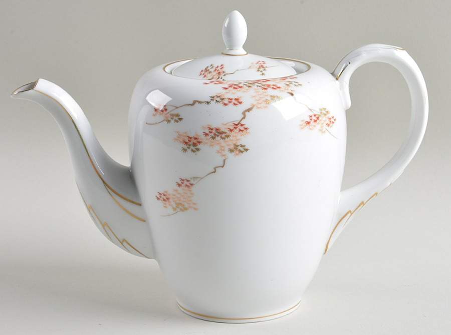 Maple (Coupe) Teapot & Lid by Fukagawa-1